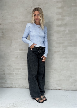 Sirine smock bluse Lyseblå Neo Noir 